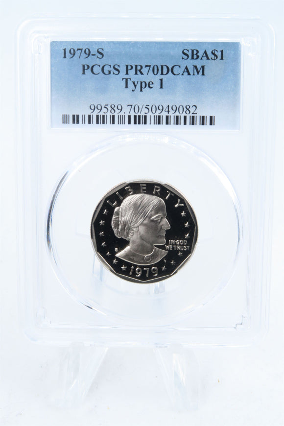 1979-S PCGS PR70DCAM Type 1 Susan B. Anthony Dollar Proof