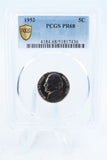 1952-P PCGS PR68 Jefferson Nickel Proof 5C