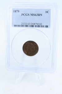 1879-P PCGS MS63BN Indian Cent Business Strike 1C