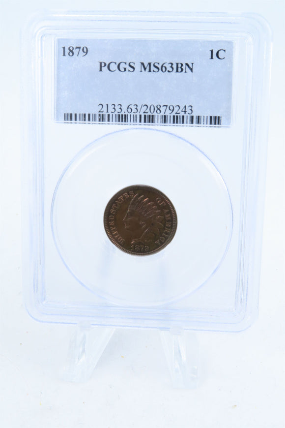 1879-P PCGS MS63BN Indian Cent Business Strike 1C