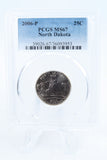 2006-P PCGS MS67 North Dakota State Quarter Business Strike 25C