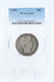 1908-P PCGS G04 Barber Half Dollar Business Strike 50C