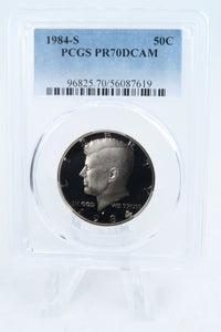 1984-S PCGS PR70DCAM Kennedy Half Dollar Proof 50C