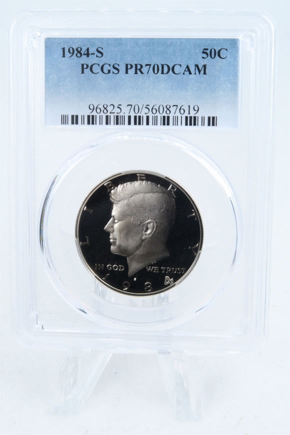 1984-S PCGS PR70DCAM Kennedy Half Dollar Proof 50C