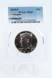 2019-P PCGS MS67 Kennedy Half Dollar Business Strike 50C