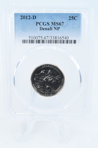 2012-D PCGS MS67 Denali NP Quarter Business Strike 25C