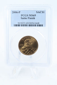 2006-P PCGS SP69 Sacagawea Dollar Satin Finish