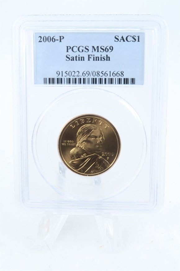 2006-P PCGS SP69 Sacagawea Dollar Satin Finish