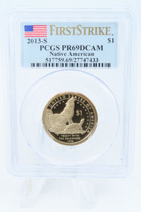 2013-S PCGS PR69DCAM Native American Dollar Proof