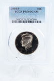 2004-S PCGS PR70DCAM Kennedy Half Dollar Proof 50C