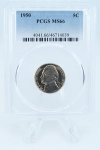 1950-P PCGS MS66 Jefferson Nickel Business Strike 5C