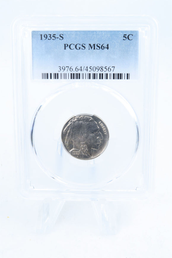1935-S PCGS MS64 Buffalo Nickel Business Strike 5C