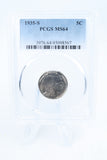 1935-S PCGS MS64 Buffalo Nickel Business Strike 5C