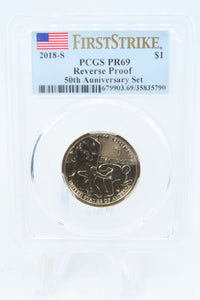 2018-S PCGS PR69 Native American Dollar Reverse Proof
