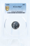 1955-P PCGS PR67 Roosevelt Dime Proof 10C