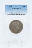 1910-S PCGS VF25 Barber Half Dollar Business Strike 50C