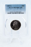 1989-S PCGS PR70DCAM Washington Quarter Proof 25C