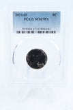 2011-D PCGS MS67FS Jefferson Nickel Full Steps Business Strike 5C