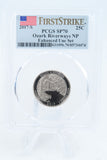 2017-S PCGS SP70 Enhanced Uncirculated Ozark Riverways NP Quarter 25C