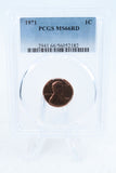 1971-P PCGS MS66RD Lincoln Memorial Cent Business Strike 1C