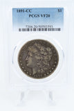 1891-CC PCGS VF20 Morgan Dollar Business Strike