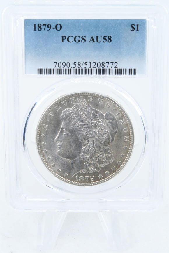 1879-O PCGS AU58 Morgan Dollar Business Strike