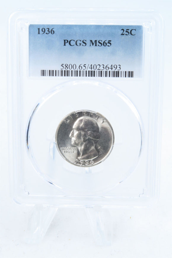 1936-P PCGS MS65 Washington Quarter Business Strike 25C