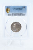 1957-P PCGS MS67 Washington Quarter Business Strike 25C
