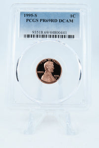 1995-S PCGS PR69DCAM Lincoln Memorial Cent Proof 1C