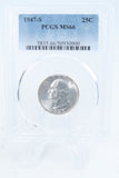 1947-S PCGS MS66 Washington Quarter Business Strike 25C