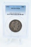 1911-P PCGS VF20 Barber Half Dollar Business Strike 50C