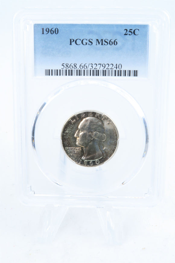 1960-P PCGS MS66 Washington Quarter Business Strike 25C