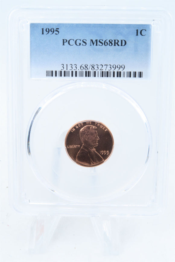 1995-P PCGS MS68RD Lincoln Memorial Cent Business Strike 1C