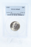 1935-P PCGS MS65 Washington Quarter Business Strike 25C
