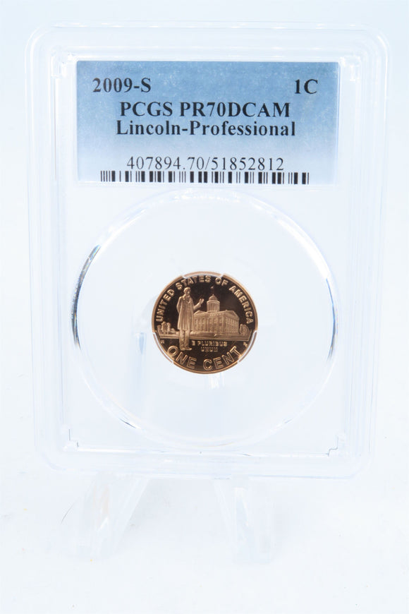 2009-S PCGS PR70DCAM Lincoln-Professional Lincoln Cent Proof 1C