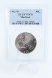 1993-W PCGS MS70 Madison Modern Commemorative Half Dollar 50C