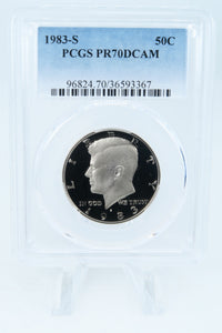 1983-S PCGS PR70DCAM Kennedy Half Dollar Proof 50C