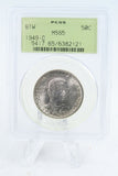 1949-D PCGS MS65 Booker T. Washington Classic Commemorative Half Dollar 50C