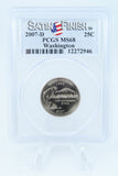 2007-D PCGS SP68 Washington Satin Finish State Quarter 25C