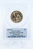 2013-P PCGS MS67 Theodore Roosevelt Position B Presidential Dollar