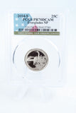 2014-S PCGS PR70DCAM Everglades NP Quarter Proof 25C