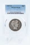 1907-O PCGS VG10 Barber Half Dollar Business Strike 50C
