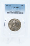 1947-D PCGS MS65 Walking Liberty Half Dollar Business Strike 50C
