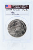 2000-P PCGS MS70 Library Silver Modern Commemorative Dollar