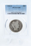 1903-S PCGS G04 Barber Half Dollar Business Strike 50C