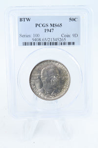 1947-P PCGS MS65 Booker T. Washington Classic Commemorative Half Dollar 50C