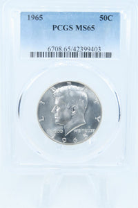 1965-P PCGS MS65 Kennedy Half Dollar Business Strike 50C