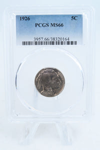 1926-P PCGS MS66 Buffalo Nickel Business Strike 5C