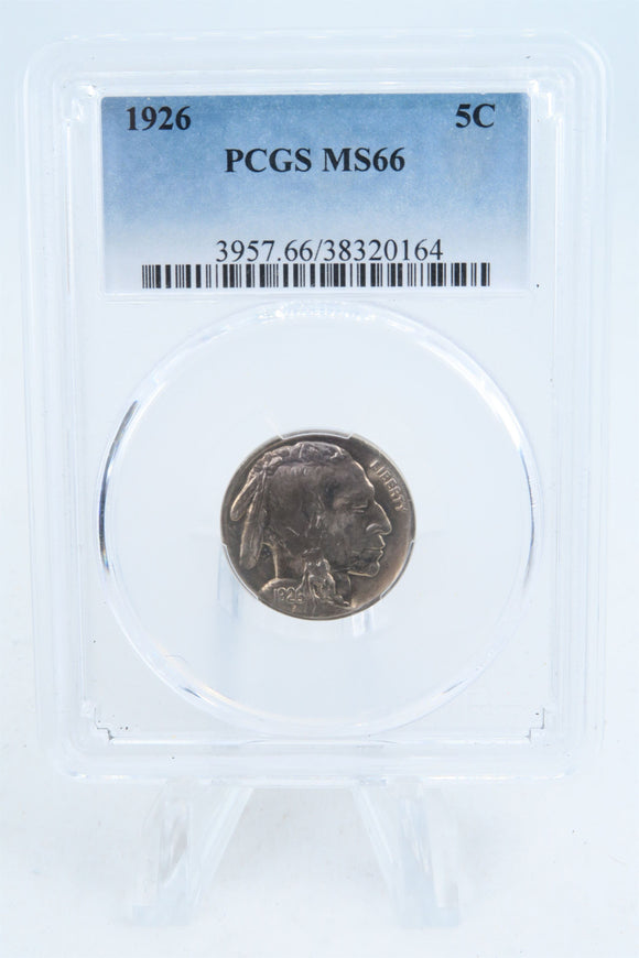 1926-P PCGS MS66 Buffalo Nickel Business Strike 5C