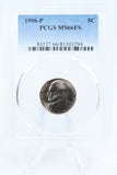 1996-P PCGS MS66FS Jefferson Nickel Full Steps Business Strike 5C